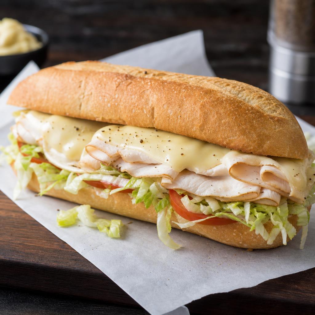 Mini Turkey & Cheese Sub