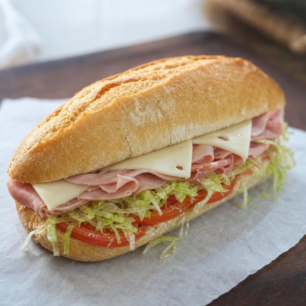 Mini Ham & Swiss Sub